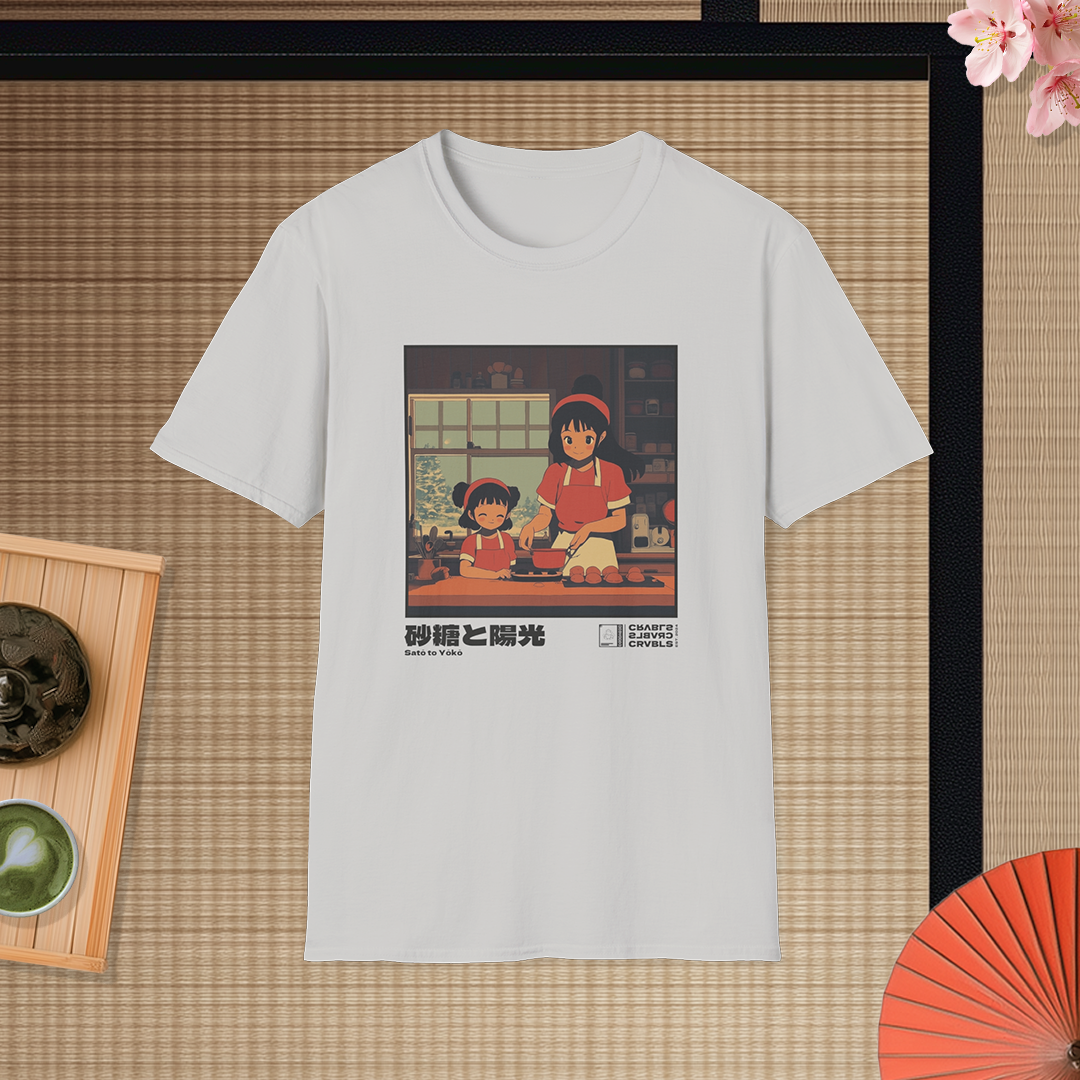 Satō to Yōkō T-shirt — Kokoro Hibiku Aji Collection