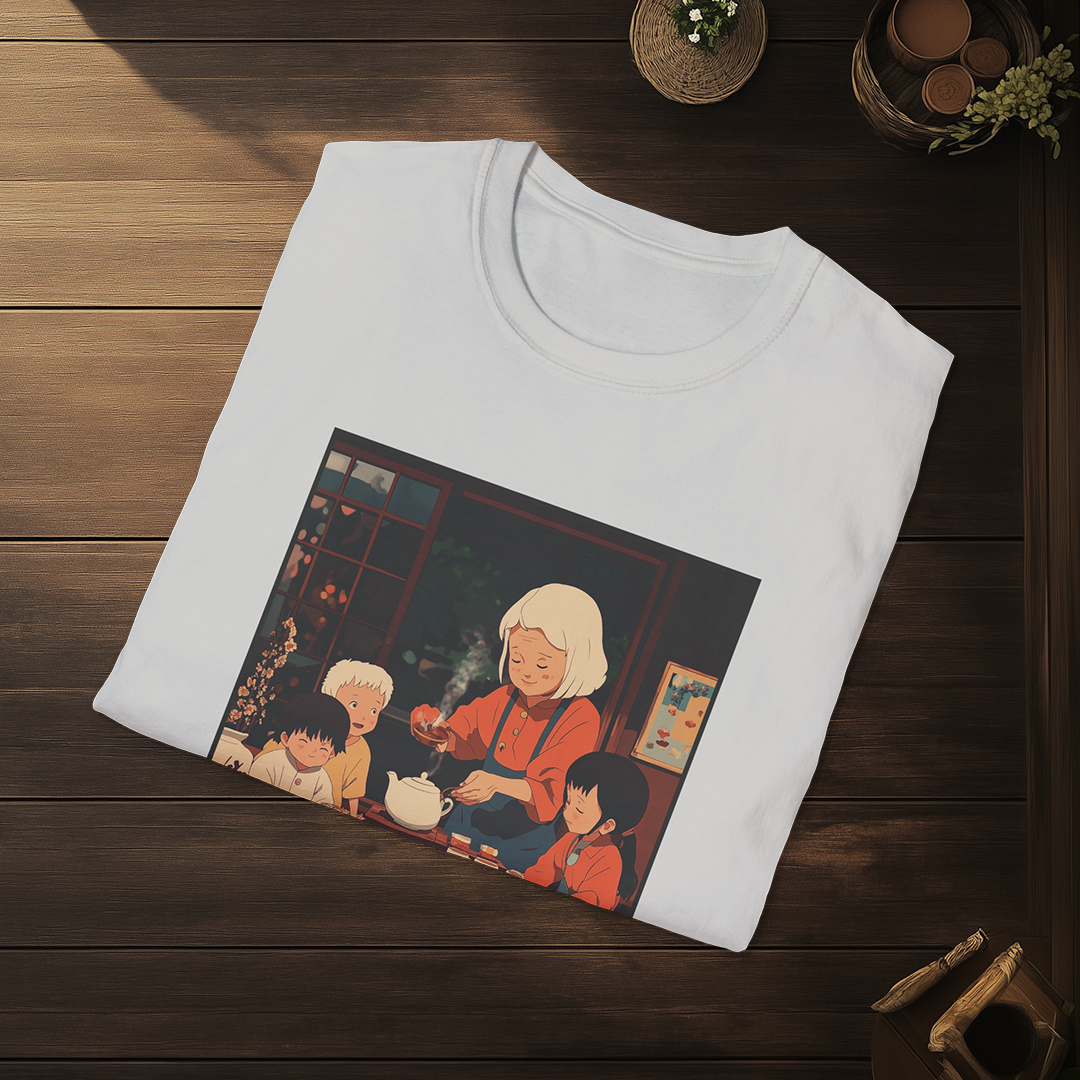 Shizukana Megumi T-shirt — Kokoro Hibiku Aji Collection